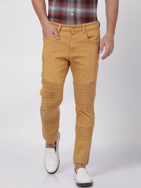

Blue Saint Men Brown Slim Fit Solid Chinos