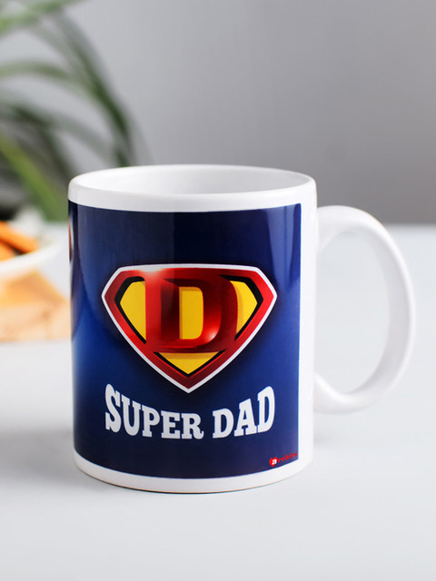 

Archies White & Navy Blue Printed Ceramic Coffee Mug
