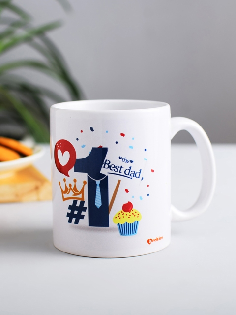 

Archies White & Navy Blue Printed Ceramic Coffee Mug