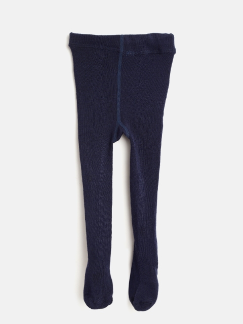 

Nauti Nati Girls Navy Solid Stockings, Navy blue