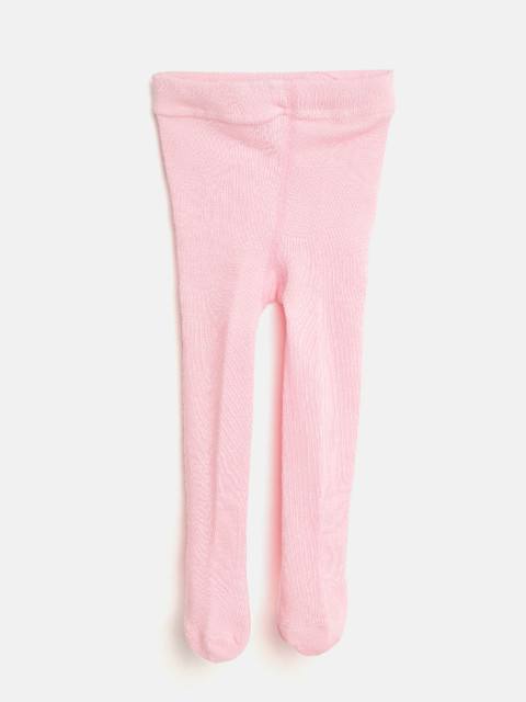

Nauti Nati Girls Pink Solid Stockings