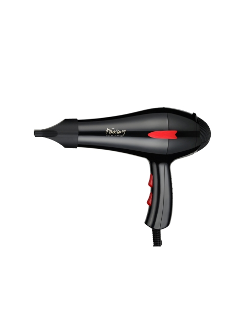 

Foolzy Women Hair Dryer FZ-3900 with 2 Speed 3 Heat Setting, Black