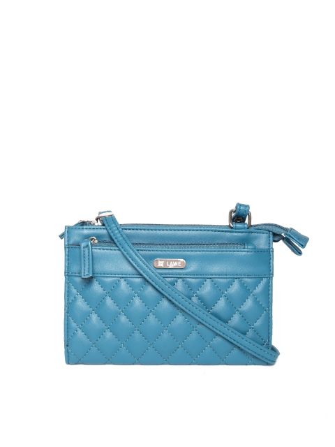 Lavie Teal Blue Quilted Sling Bag available at myntra for Rs.930