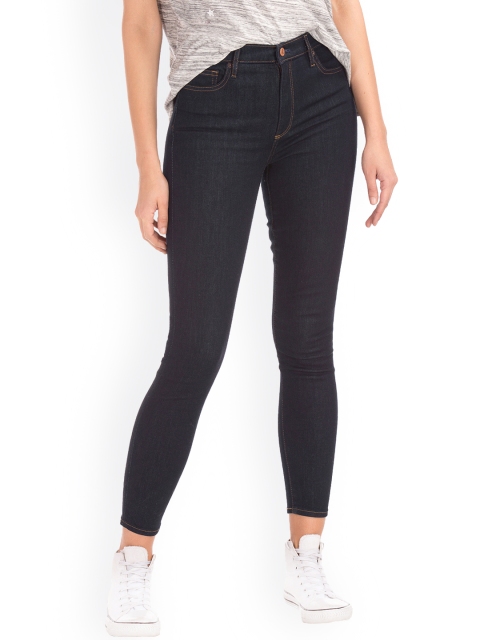 

GAP Women Super High Rise True Skinny Jeans, Navy blue