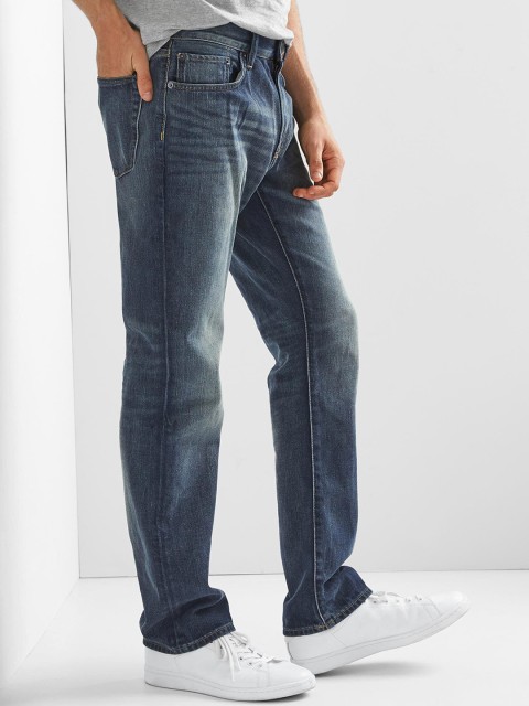 

GAP Men Blue Straight Fit Jeans