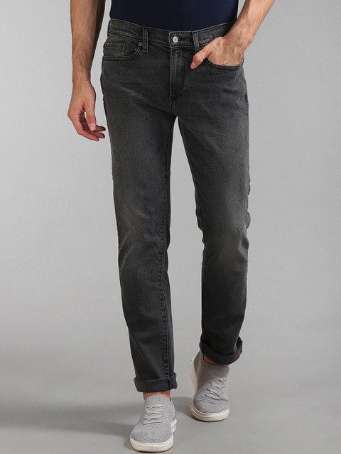 

GAP Men Black Slim Fit Stone Wash Jeans