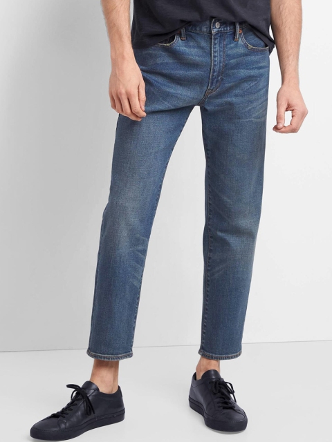 

GAP Men Blue Slim fit Wader Stretch Jeans