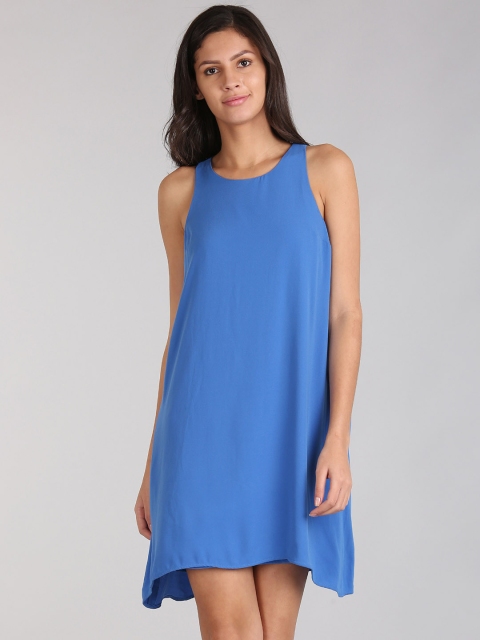 

GAP Women Blue Swing Tank Dress