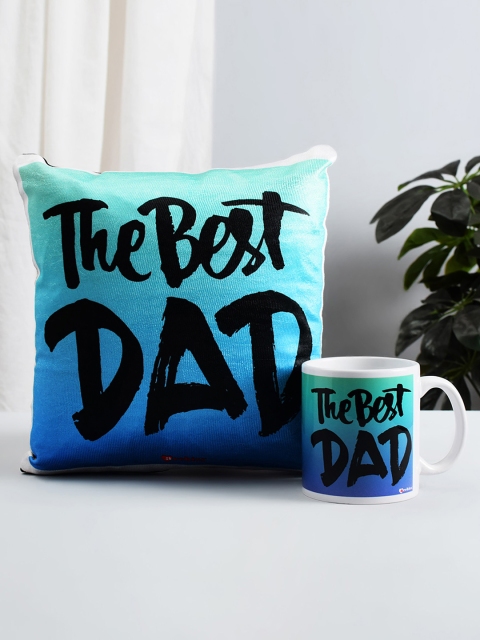 

Archies Blue Printed Mug & Cushion Set