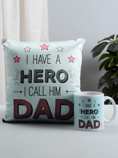 

Archies Green & Black Printed Mug & Cushion Set