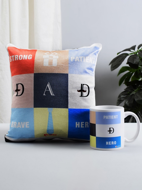 

Archies Multicoloured Printed Mug & Cushion Set, Multi