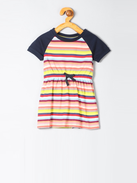 

GAP Girls Multicoloured Baby Stripe Knit Dress, Multi