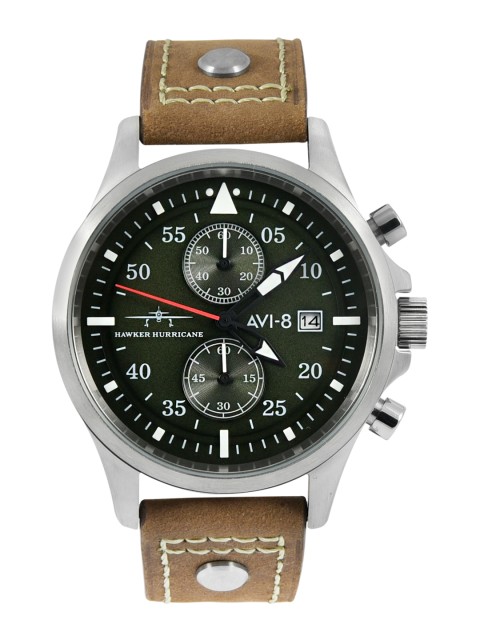 

AVI-8 Men Green Analogue Chronograph Watch AV-4013-03