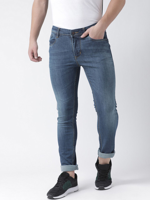 

FEVER Men Blue Slim Fit Mid-Rise Clean Look Stretchable Jeans