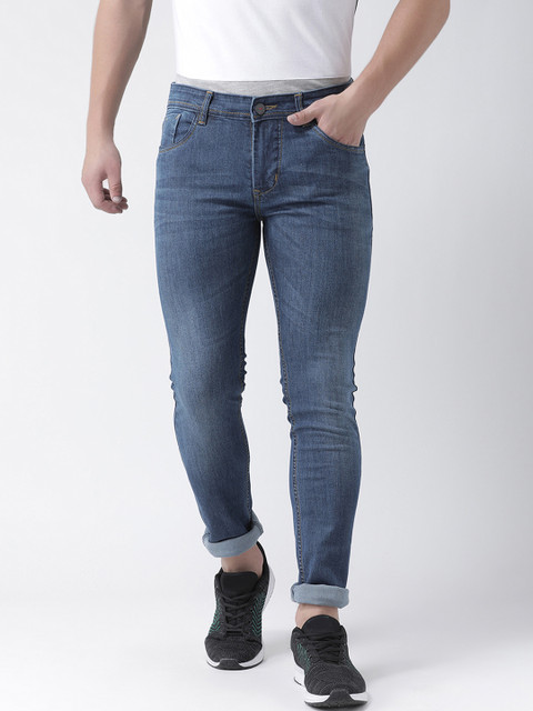 

FEVER Men Blue Slim Fit Mid-Rise Clean Look Stretchable Jeans