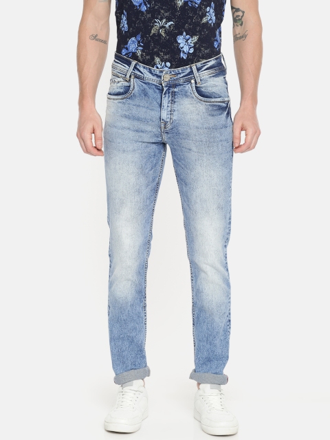 

Mufti Men Blue Super Slim Fit Mid-Rise Clean Look Stretchable Jeans