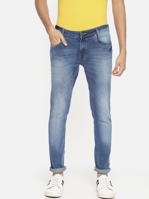

Mufti Men Blue Skinny Fit Mid-Rise Clean Look Stretchable Jeans