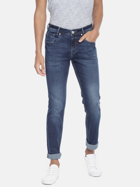 

Mufti Men Blue Regular Fit Mid-Rise Clean Look Stretchable Jeans