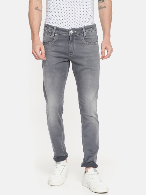 

Mufti Men Grey Skinny Fit Mid-Rise Clean Look Stretchable Jeans