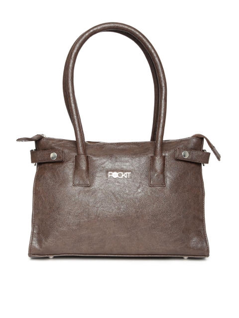 

POCKIT Coffee Brown Shoulder Bag