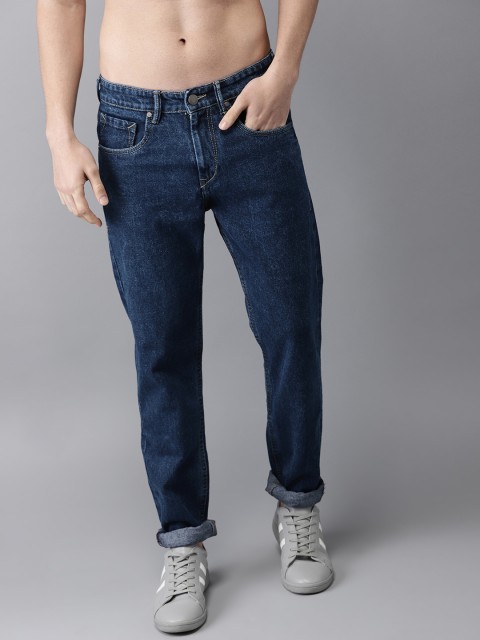 

HERE&NOW Men Blue Slim Fit Mid-Rise Clean Look Jeans