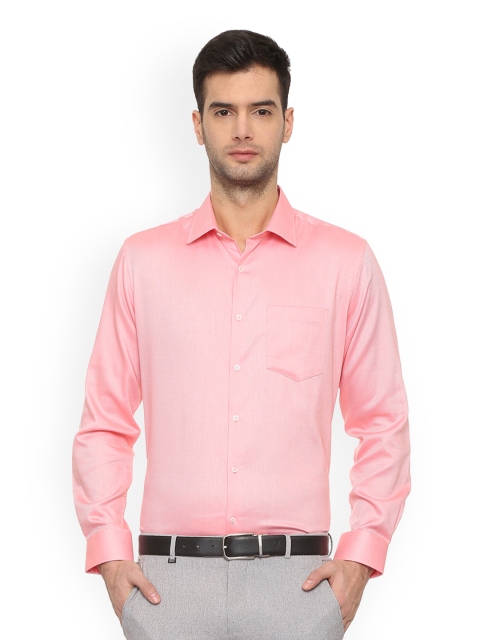 

Van Heusen Men Pink Regular Fit Solid Formal Shirt