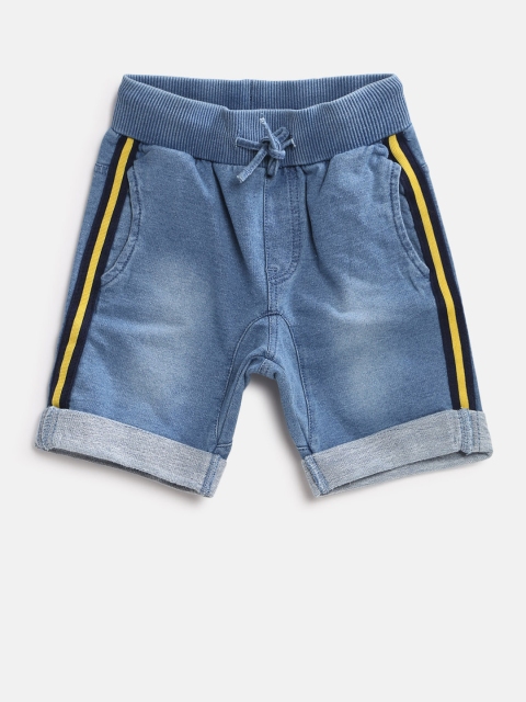 

Fox Boys Blue Washed Regular Fit Denim Shorts