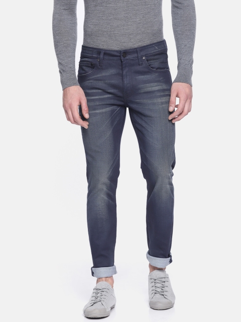 

Jack & Jones Men Blue Ben Skinny Fit Low-Rise Clean Look Stretchable Jeans