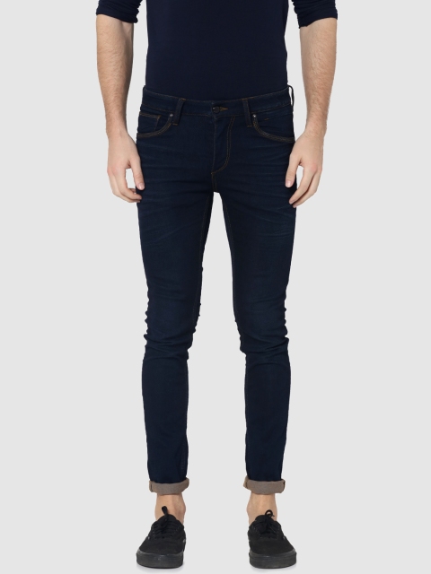 

Jack & Jones Men Blue Ben Skinny Fit Low-Rise Clean Look Stretchable Jeans