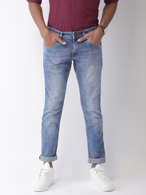 

Park Avenue Men Blue Mod Fit Mid-Rise Clean Look Stretchable Jeans