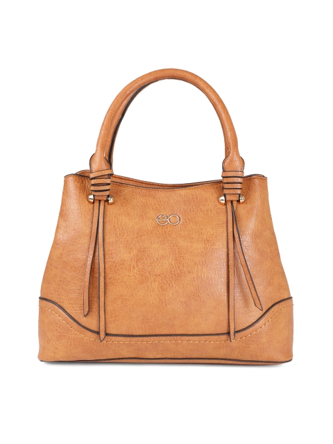 

E2O Brown Textured Handheld Bag