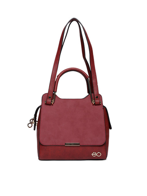 

E2O Maroon Solid Handheld Bag