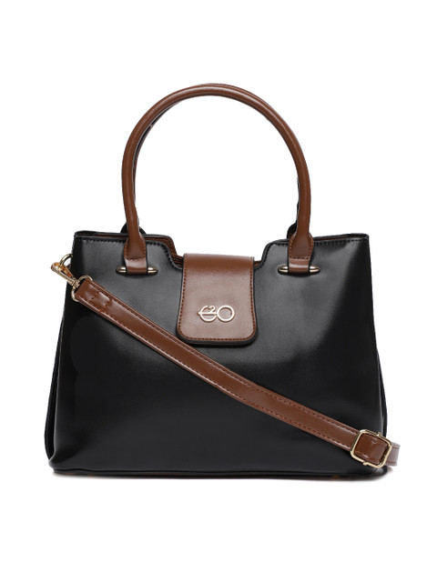 

E2O Black Solid Handheld Bag