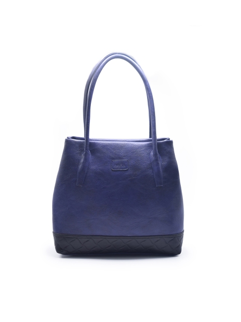 

HORRA Blue Solid Handheld Bag