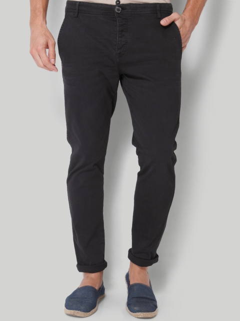 

SELECTED Men Black Slim Fit Chinos Trousers