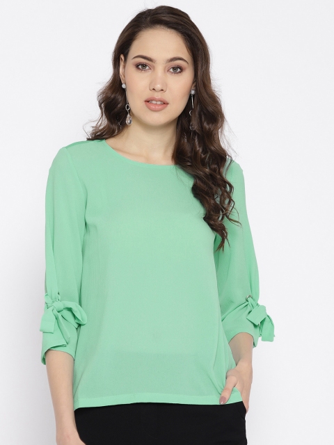 

Allen Solly Woman Women Green Solid Top