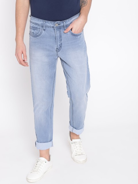

Mast & Harbour Men Blue Slim Tapered Fit Mid-Rise Clean Look Stretchable Jeans