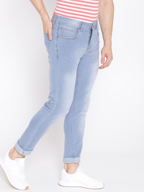 

Mast & Harbour Men Blue Slim Tapered Fit Mid-Rise Clean Look Jeans