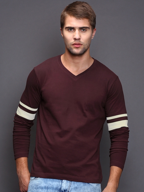 

Moda Rapido Maroon T-shirt