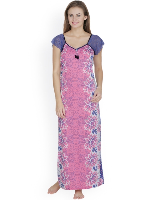 

Klamotten Pink Printed Nightdress X108