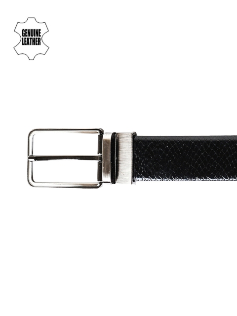 

Teakwood Leathers Men Black Leather Belt
