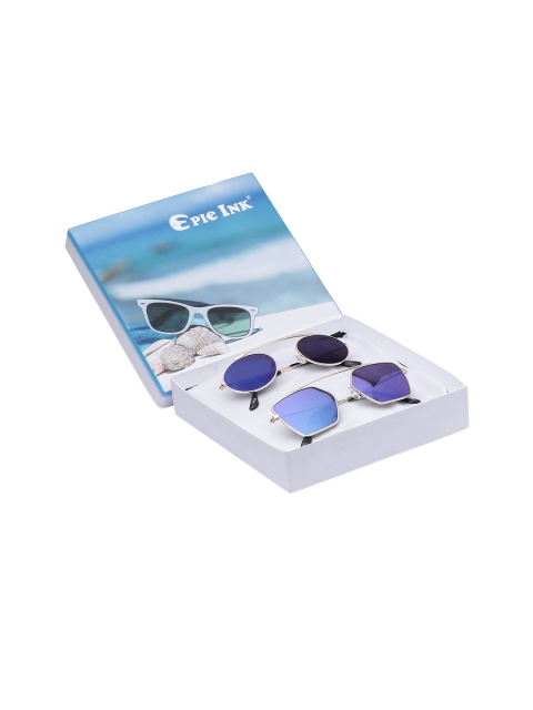 

EPICINK hob Unisex Set of 2 Sunglasses EPSG-5716405-2255705, Blue