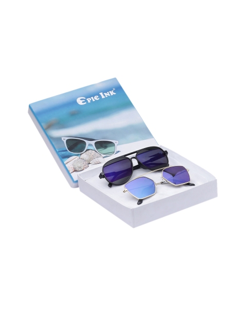 

EPICINK hob Unisex Set of 2 Sunglasses EPSG-VO2601-2255704, Blue