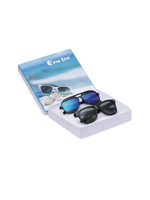 

EPICINK hob Unisex Set of 2 Sunglasses EPSG-VO2603, Purple