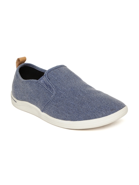 

Clarks Men Blue Slip-On Sneakers