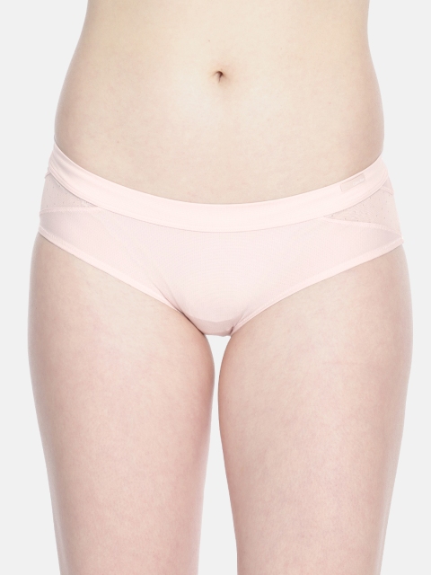 

Calvin Klein Underwear Women Pink Solid Bikini Briefs QF4382AD2NT