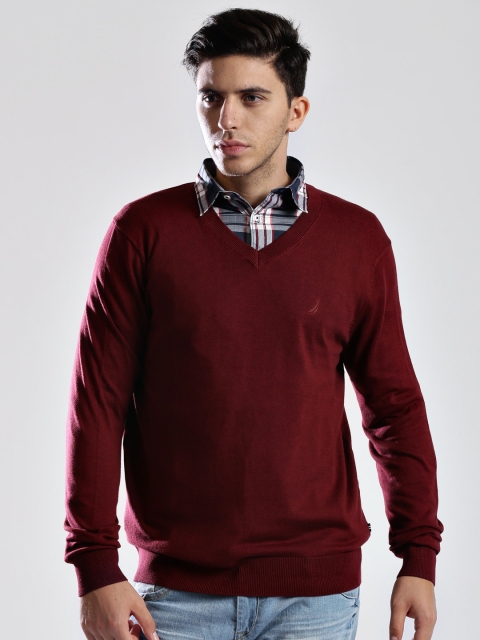 

Nautica Maroon Sweater