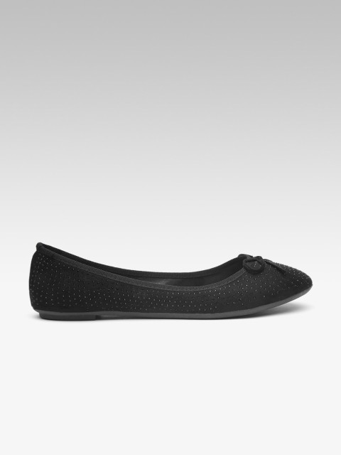 

Carlton London Women Black Embellished Ballerinas