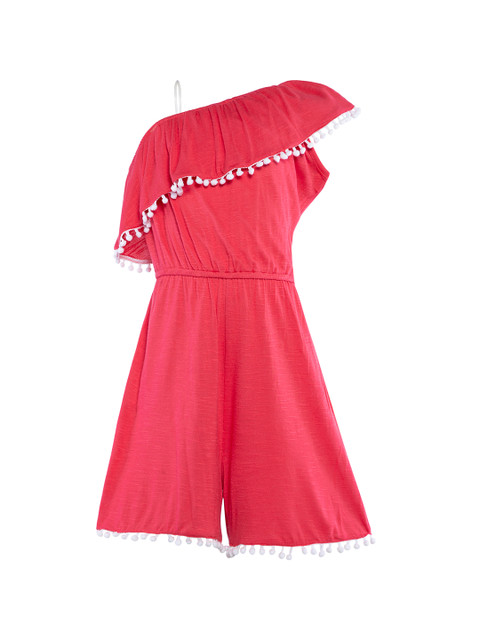 

Stylo Bug Pink Solid Playsuit