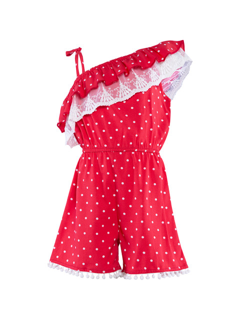 

Stylo Bug Red Printed Playsuit